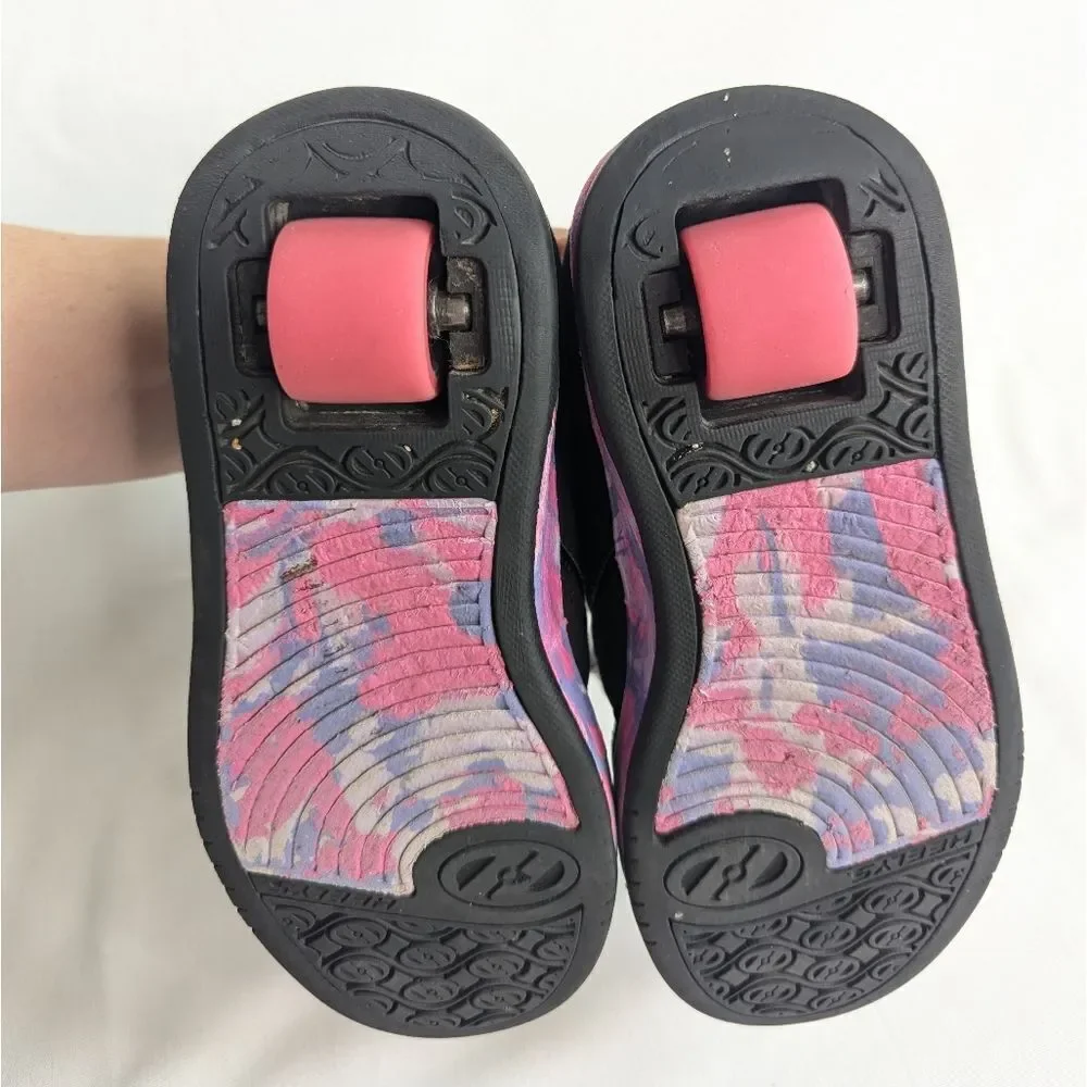 Heelys Black Pink and Purple Skate Sneakers Size 2
